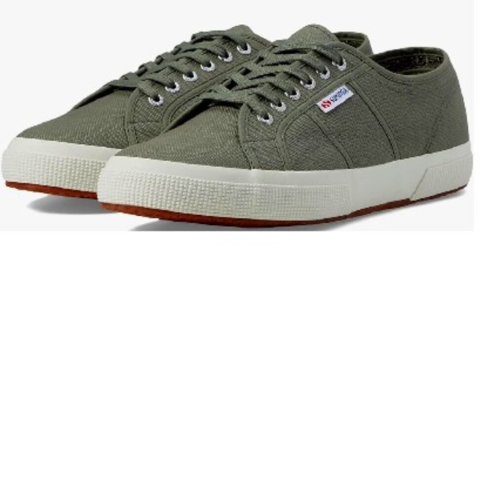 BNWT SUPERGA 2750 COTU Classic Sneaker Grey Greenish/Full Avorio (40) 7.5M/9W